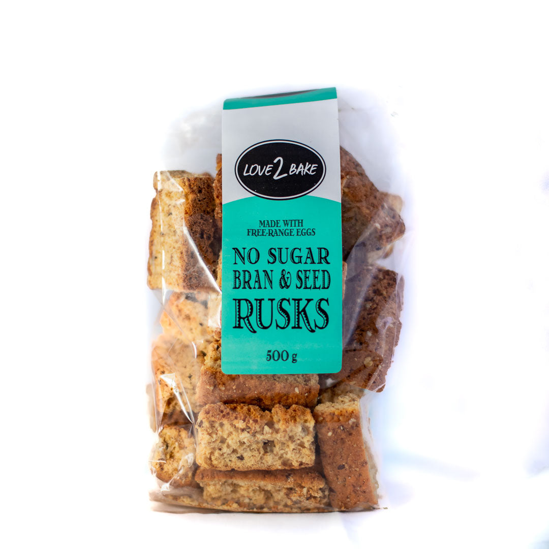 Reduced store sugar rusks