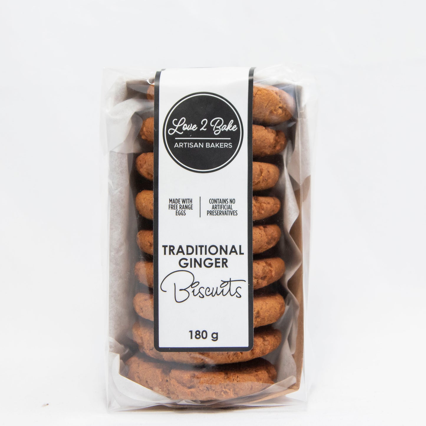 Traditional Ginger Biscuits (180g)