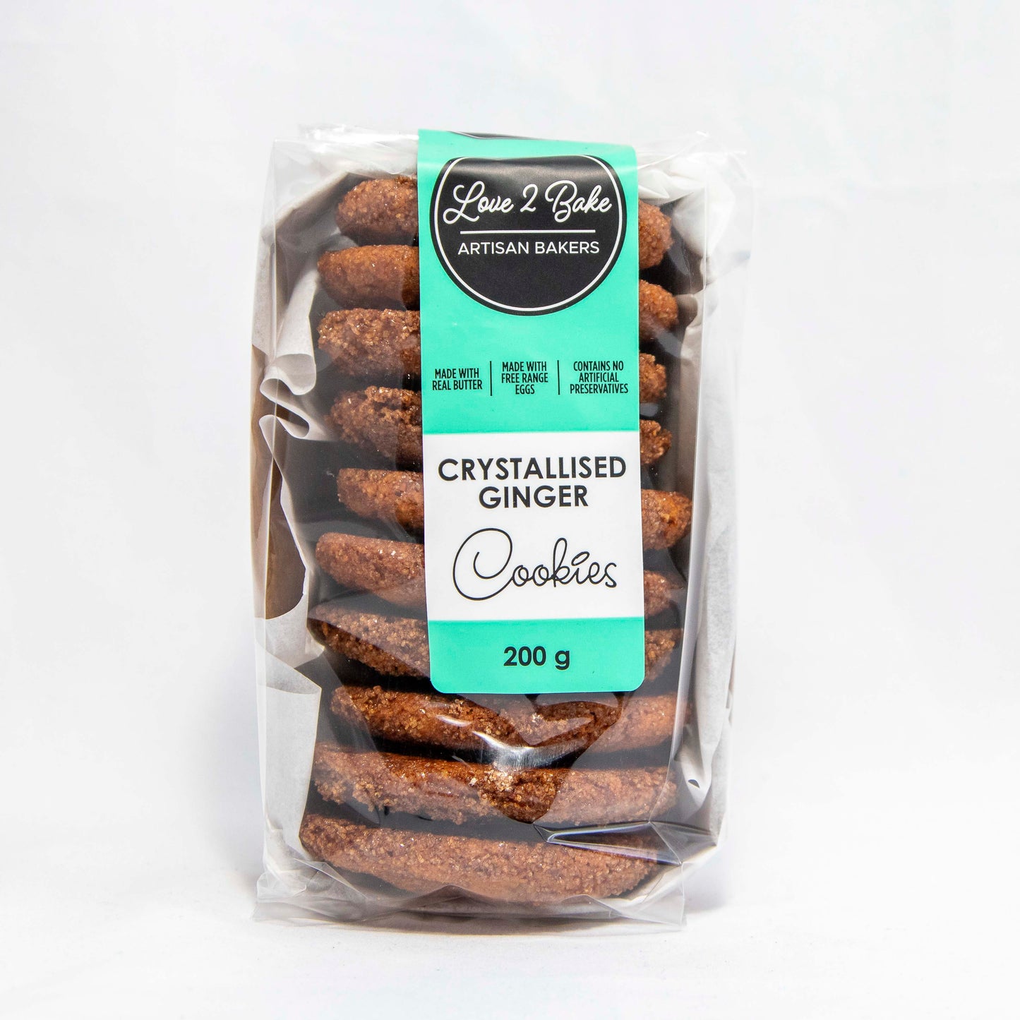 Crystallized Ginger Cookies (200g)